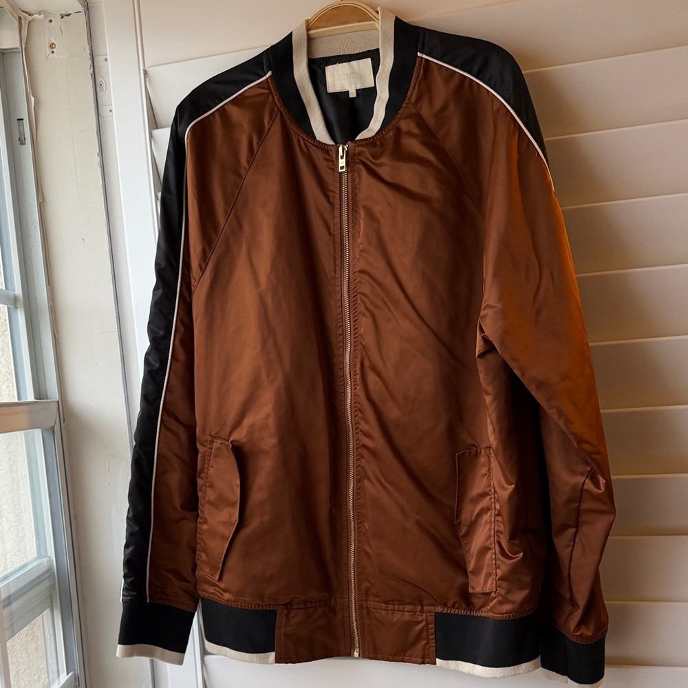 Five Four Brown and Black Bomber Jacket